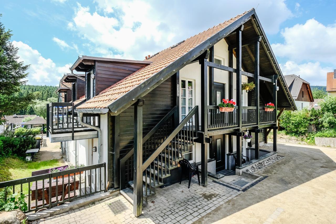 Hotel Garni und Gaststätte Zum Holzfäller Schierke Exterior foto